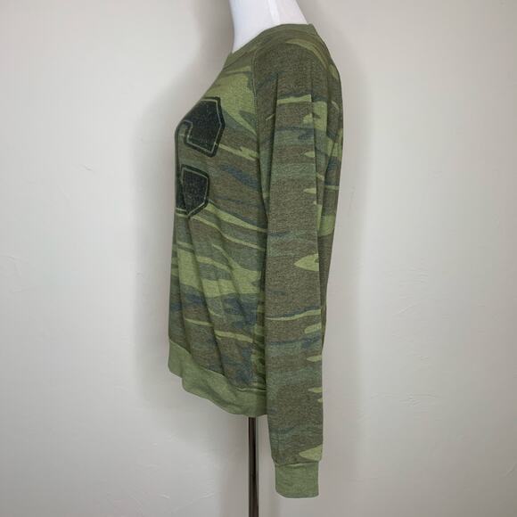 Camo Crew Neck Sweatshirt KC Sz Small - Picture 3 of 9
